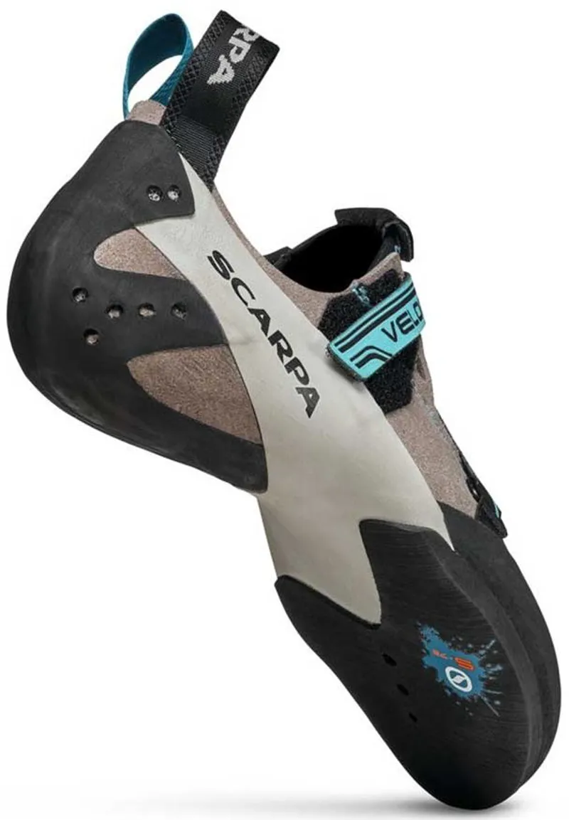 Scarpa Womens Veloce Climbing Shoes - Light Grey-Maldive-3